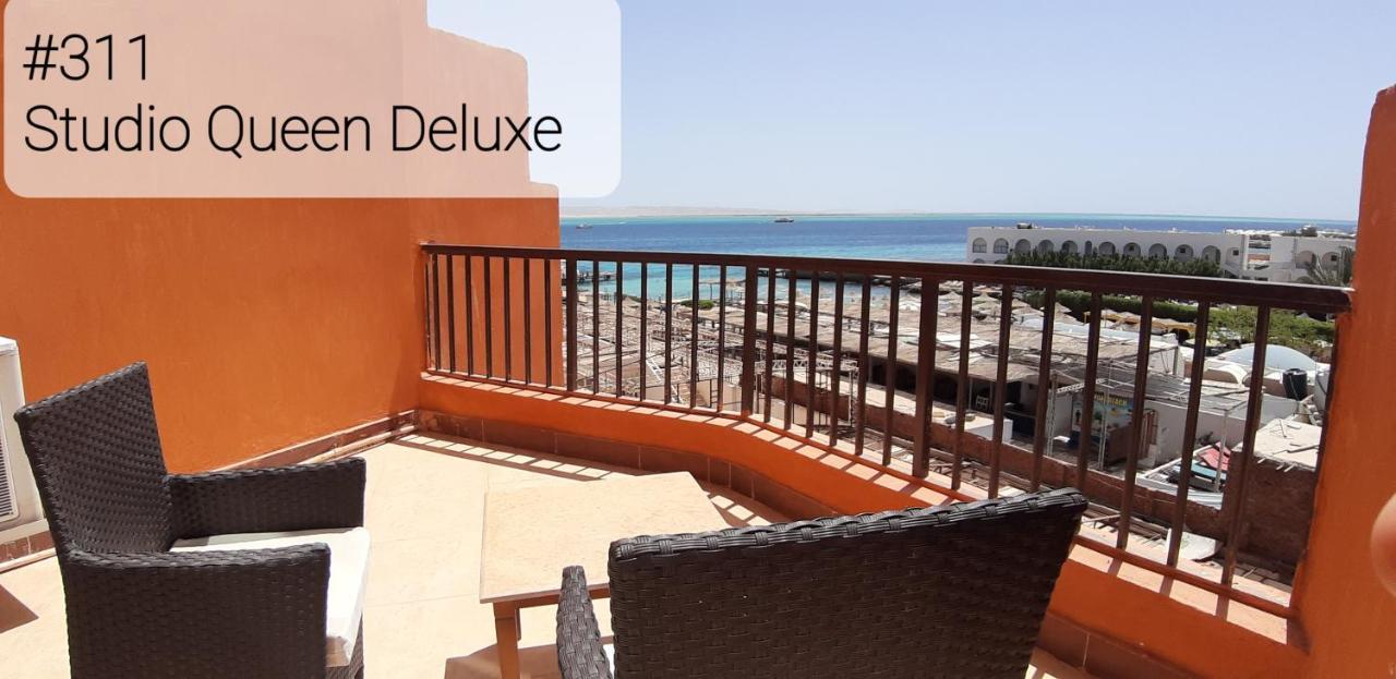 Alia Beach Residence Hurghada Bagian luar foto