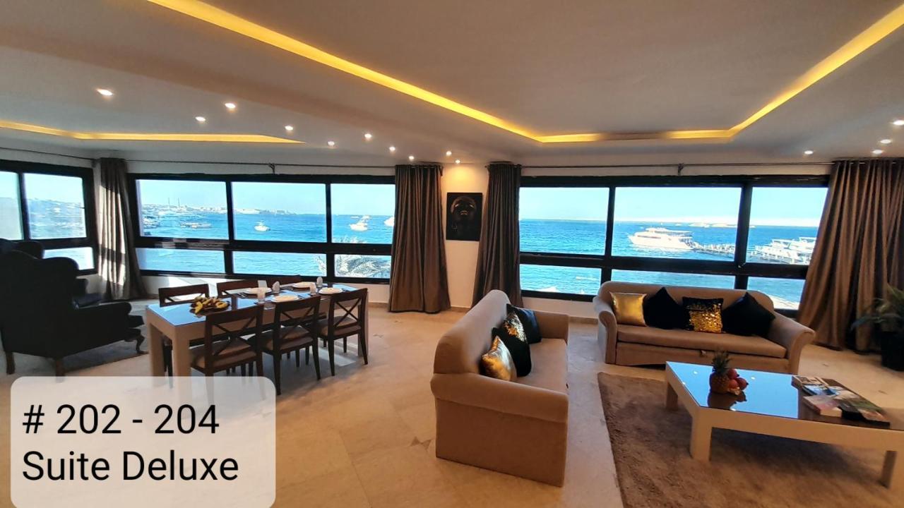 Alia Beach Residence Hurghada Bagian luar foto